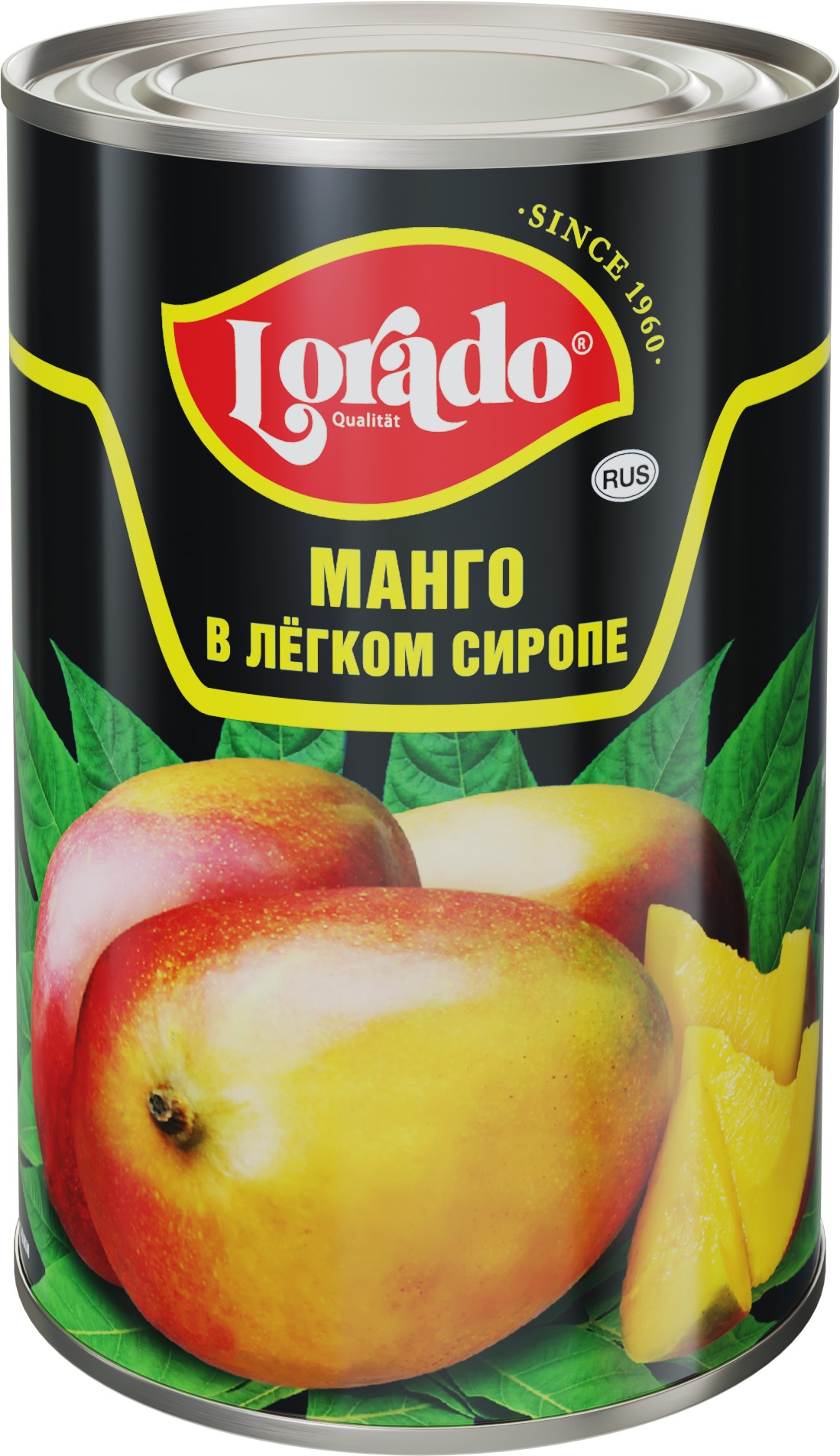 Манго 'Лорадо' в легком сиропе ж/б 425мл, Тайланд