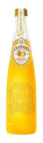 Напиток б/а 'Калиновъ Лимонадъ Винтажный' манго с/г ст/б 0,5л