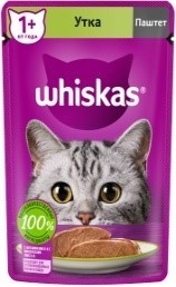 Корм д/кошек 'Вискас' паштет утка 75г