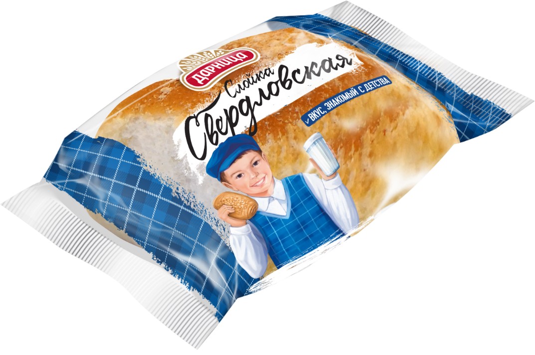 Булочка 'Свердловская' 100г, Дарница