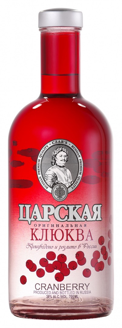 Водка 'Царская' Клюква особ. 40% 0,5л, Россия