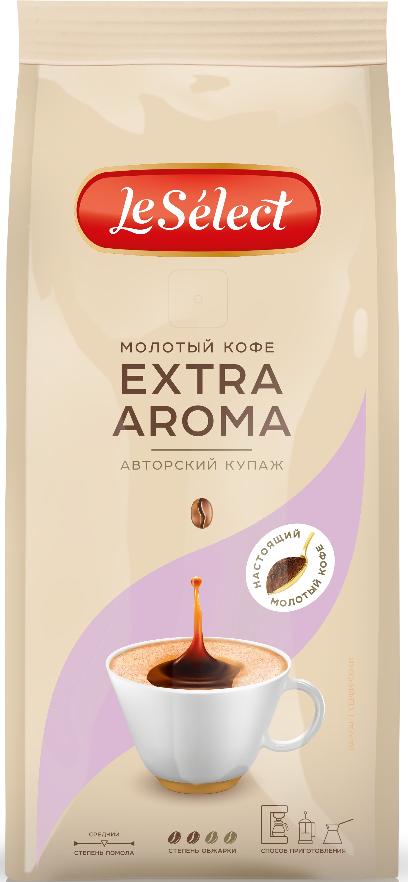 Кофе 'Ля Селект' Экстра Арома жар. молот. м/у 200г