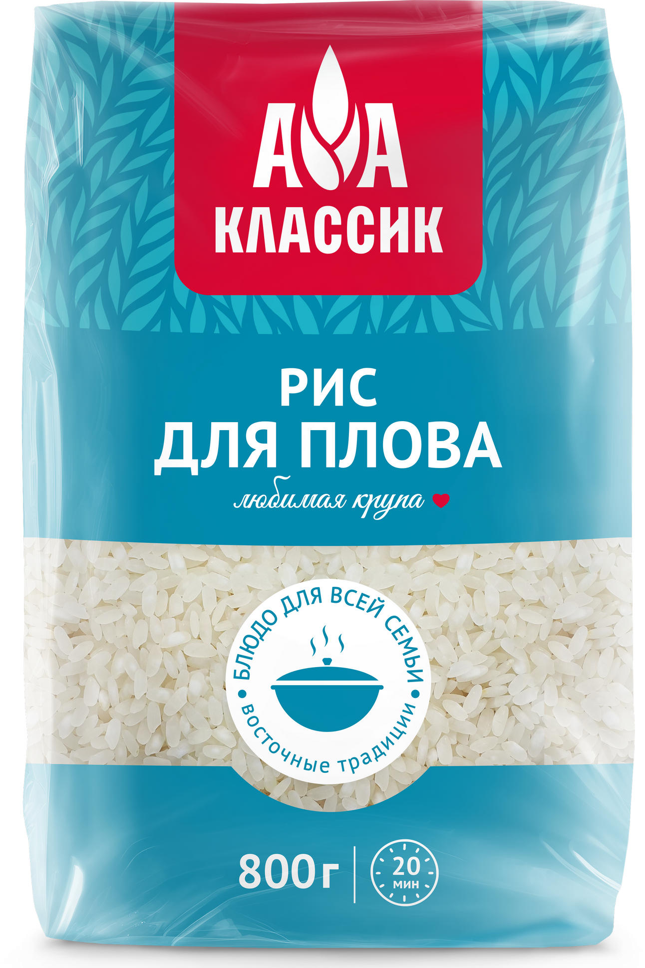 Крупа рис 'Агро-Альянс Классик' для плова 800г