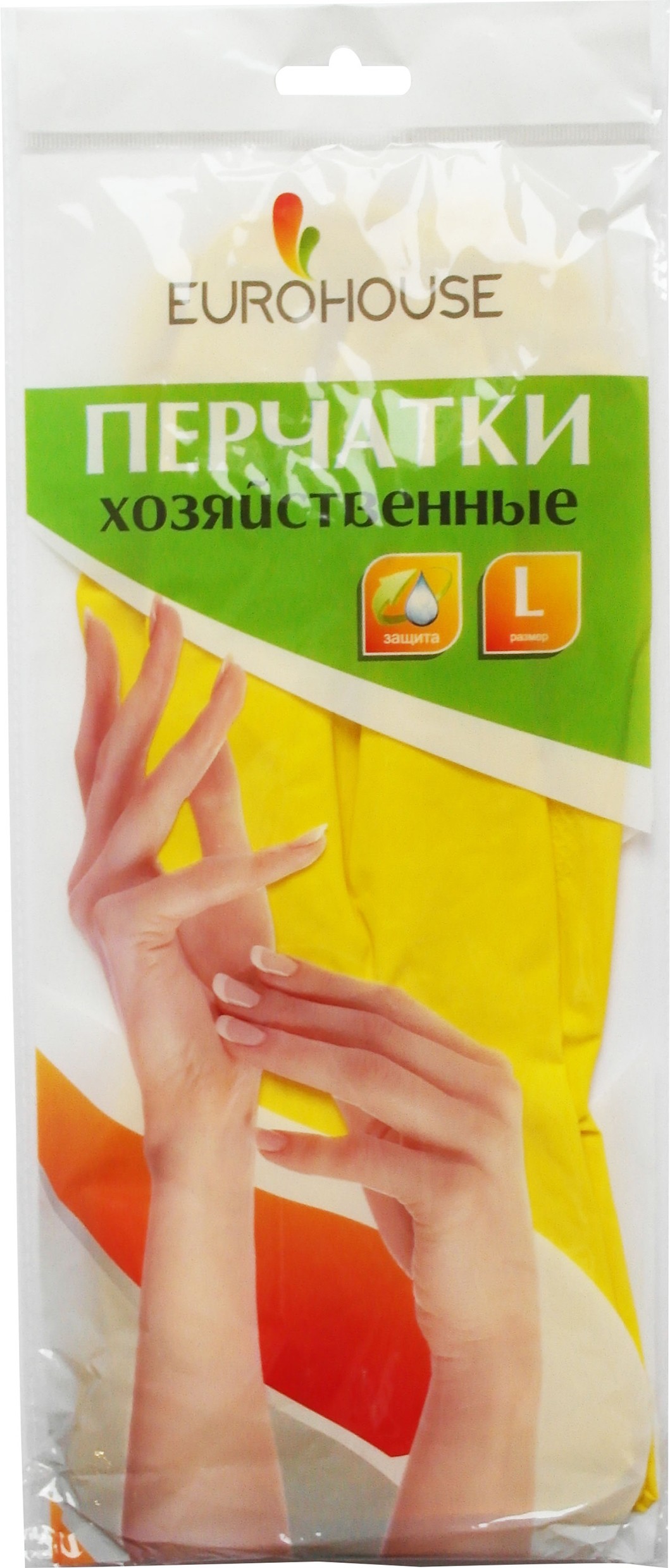 Перчатки хоз. эконом р-р L 1пара
