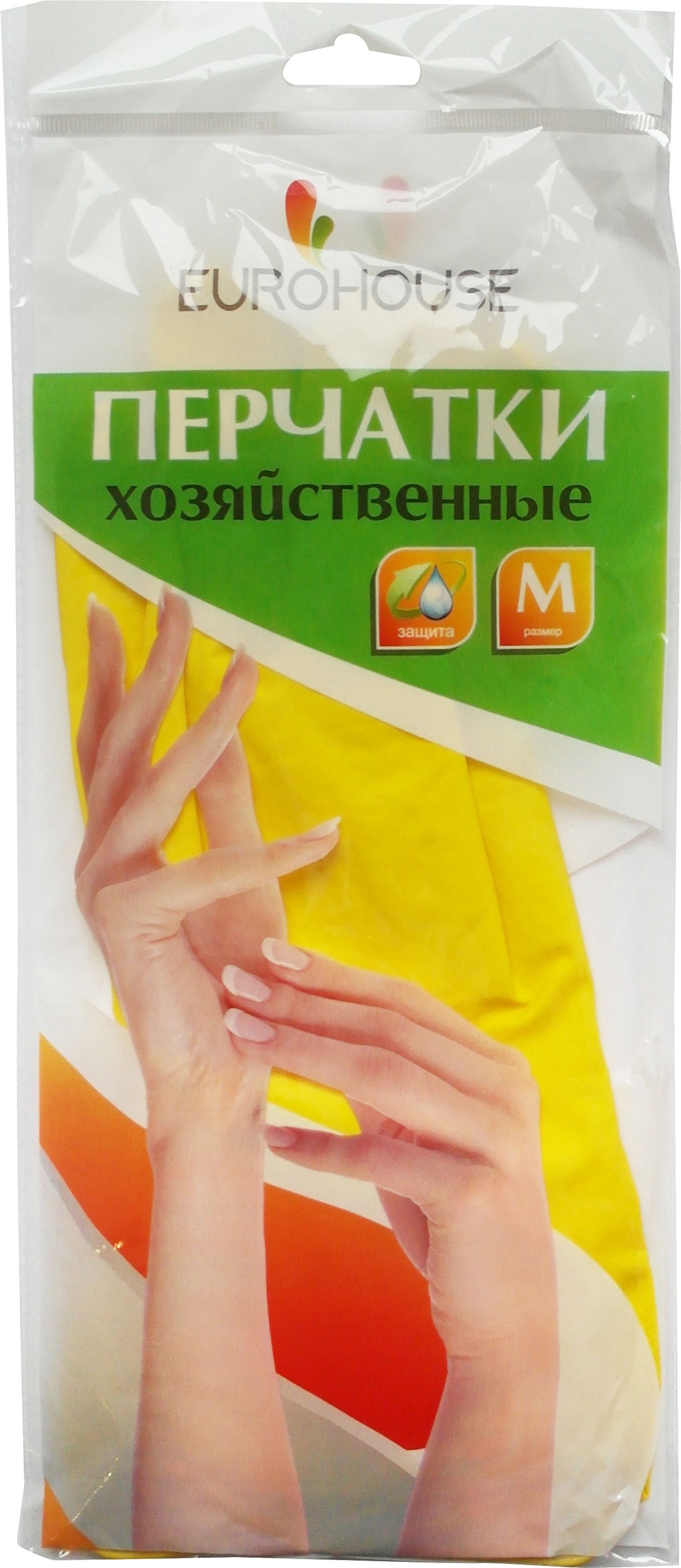 Перчатки хоз. эконом р-р M 1пара