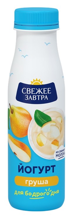 Йогурт 'Свежее завтра' груша 1,9% 260г БЗМЖ