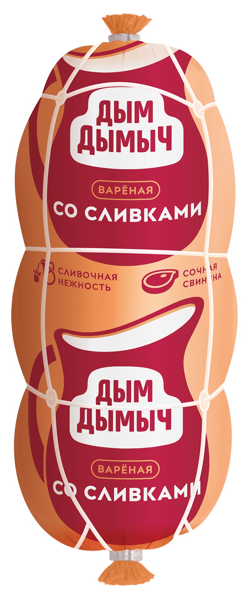 Колбаса вар. 'Со сливками' 400г, Дым Дымыч