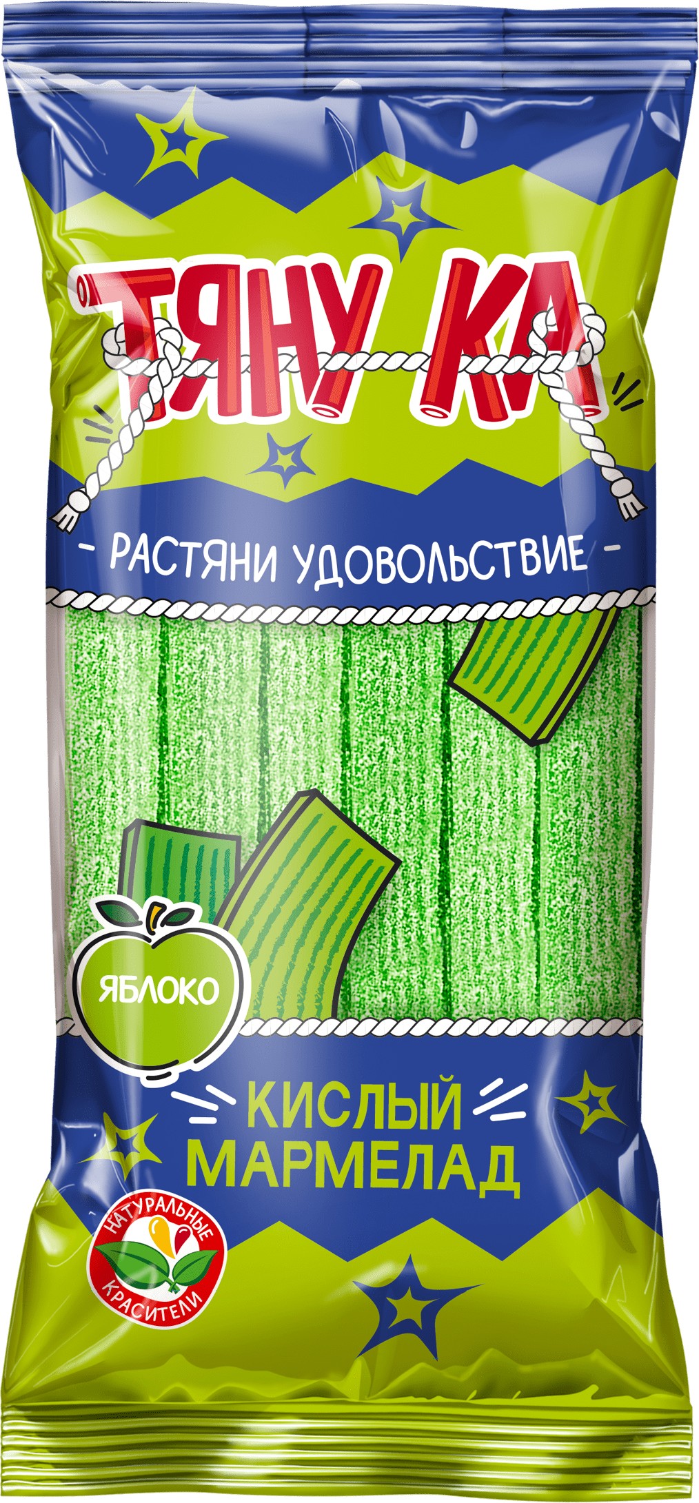 Мармелад 'Тяну-ка' со вкусом яблока 200г, Славконд
