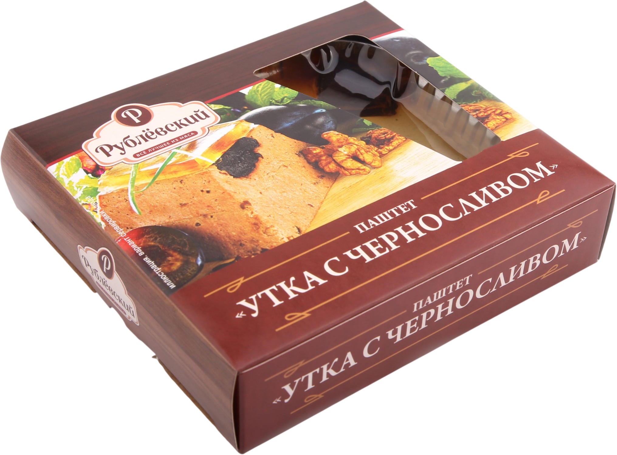 Паштет 'Мясной' утка с черносливом 200г, Рублевский