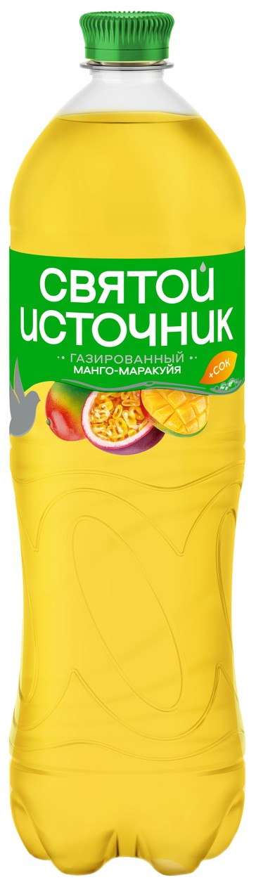Напиток б/а 'Святой Источник Вода + Сок' манго/маракуйя газ пэт 1,5л