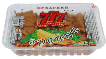 Гренки '777' сыр 150г