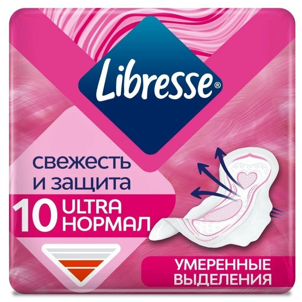 Прокладки жен/гиг 'Либретта Ультра' нормал 10шт