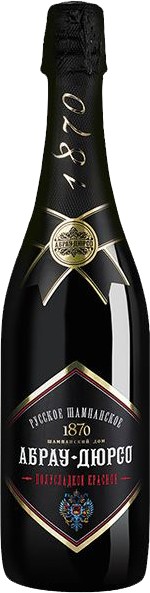 Вино игр. 'Абрау-Дюрсо' красн/п/сл 12% 0,75л, Россия