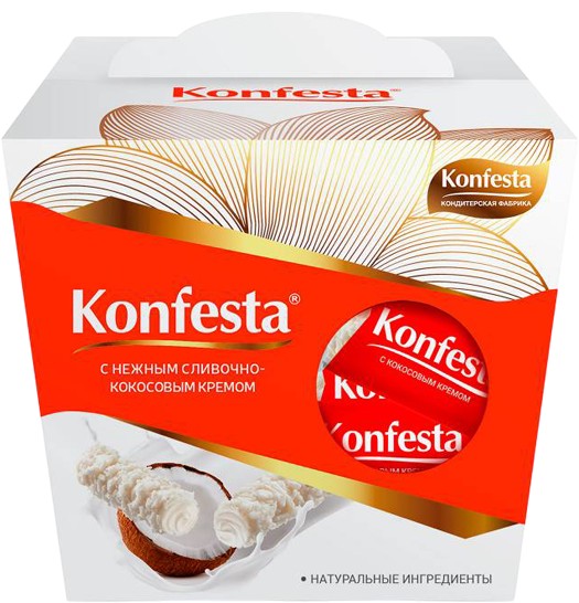 Конфеты 'Конфеста' с кокосовой начинкой 150г