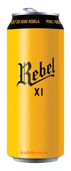 Пиво 'Ребел 11' св. фильтр. паст. 4,6% ж/б 0,5л, Чехия