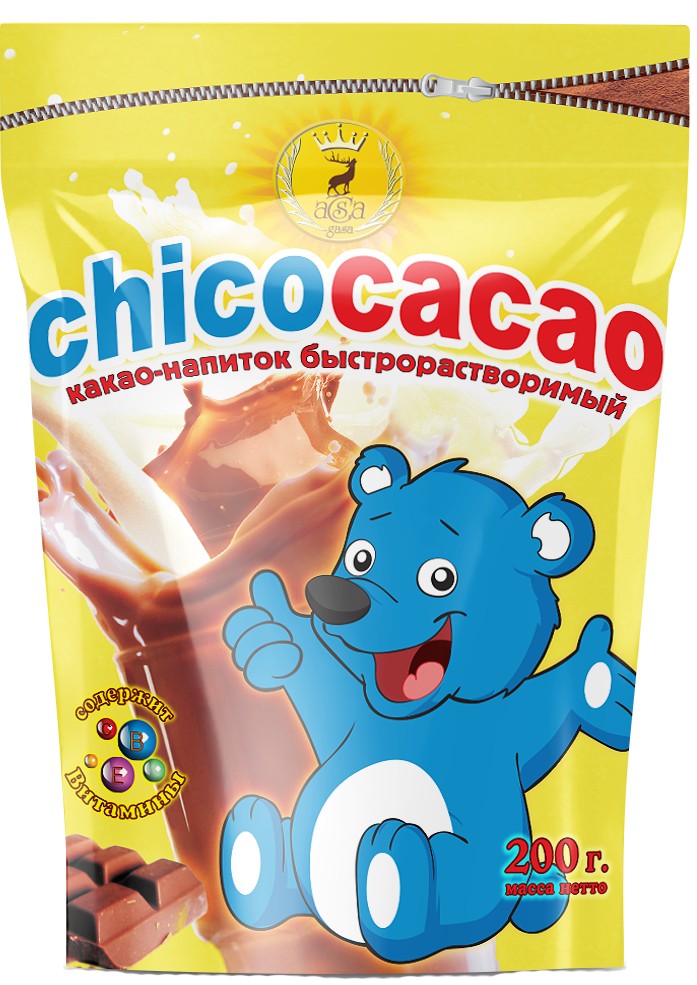 Какао-напиток 'Чикокакао' раств. м/у 200г