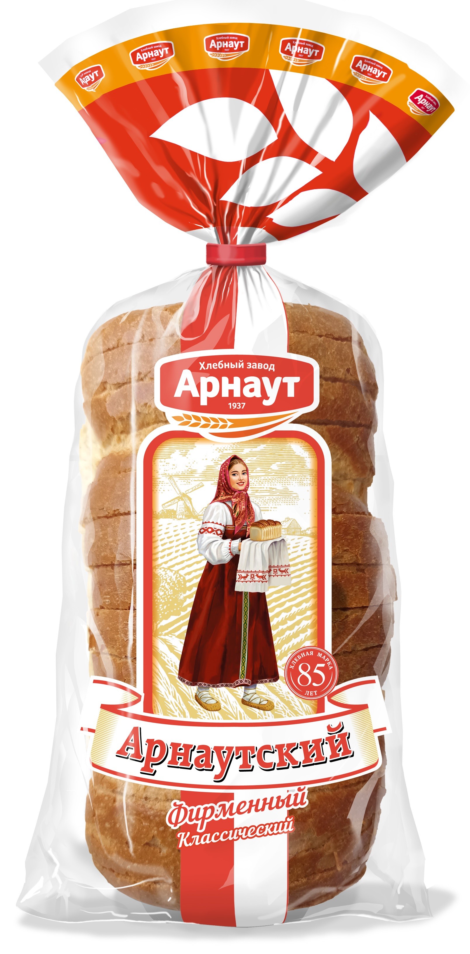 Хлеб 'Арнаутский' фирм. клас. нарез. 300г, Арнаут