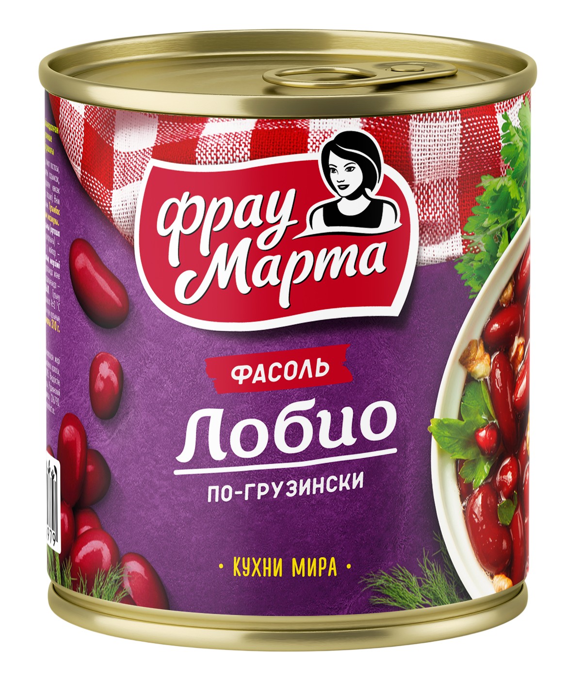 Фасоль 'Фрау Марта' лобио ж/б 310г