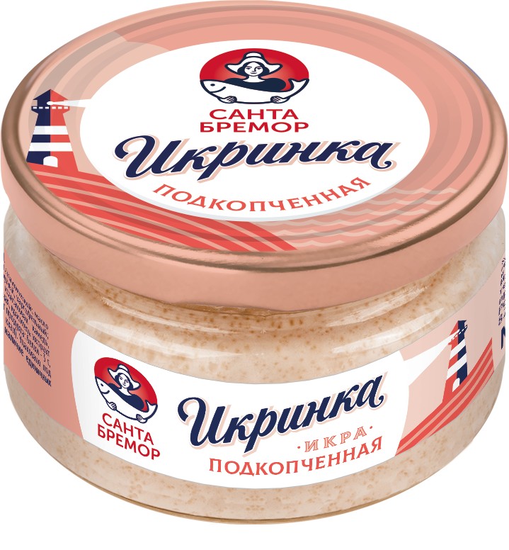 Икра деликатесная 'Икринка' подкопченная ст/б 160г, Беларусь