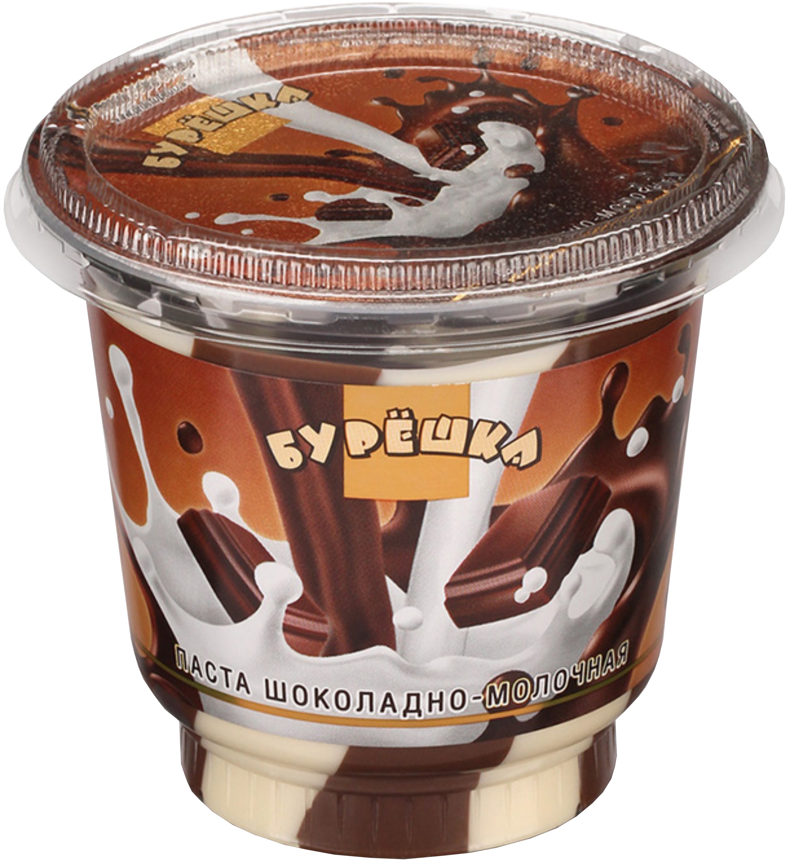 Паста шоколадно-молочная 'Бурешка' Дуо пл/с 350г