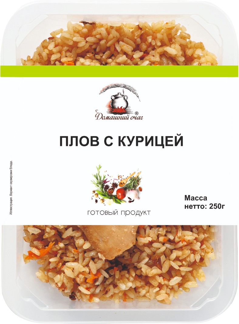 Плов с курицей 'Домашний Очаг' 250г