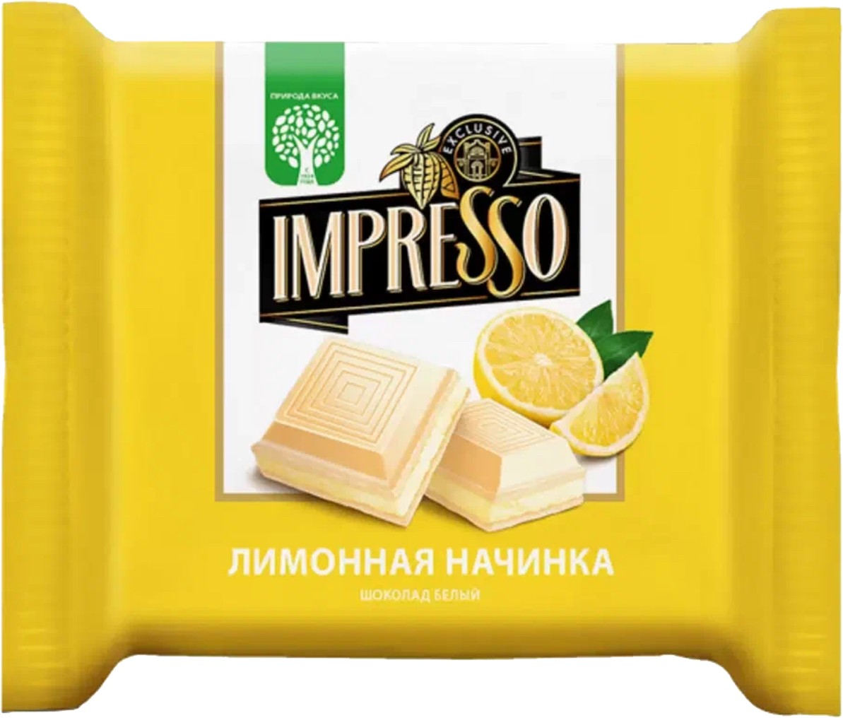 Шоколад 'Импрессо' бел. лимон. нач. 75г, Беларусь