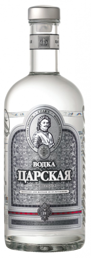 Водка 'Царская' Оригинальная 40% 0,35л, Россия