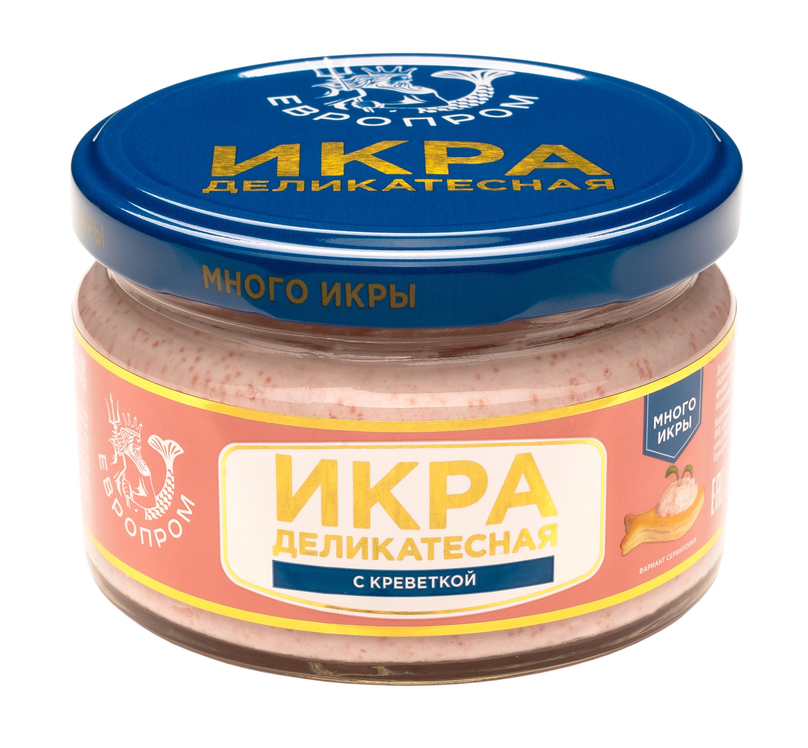 Икра 'Деликатесная' с королевской креветкой ст/б 180г
