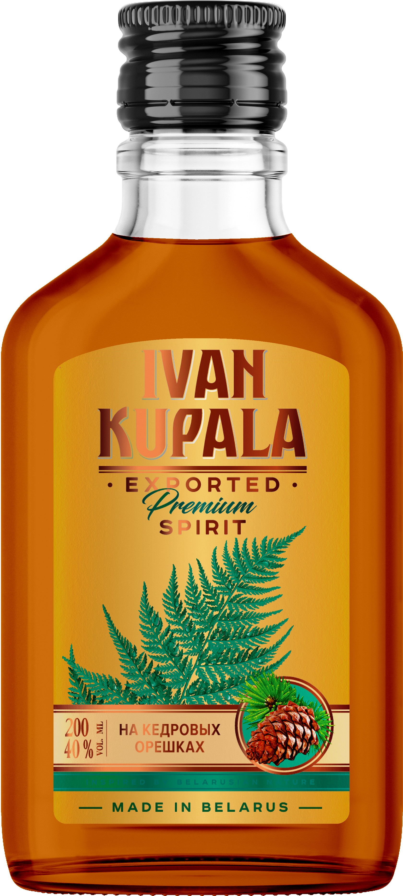Настойка 'Иван Купала. На кедровых орешках' гор. 40% 0,2л, Беларусь