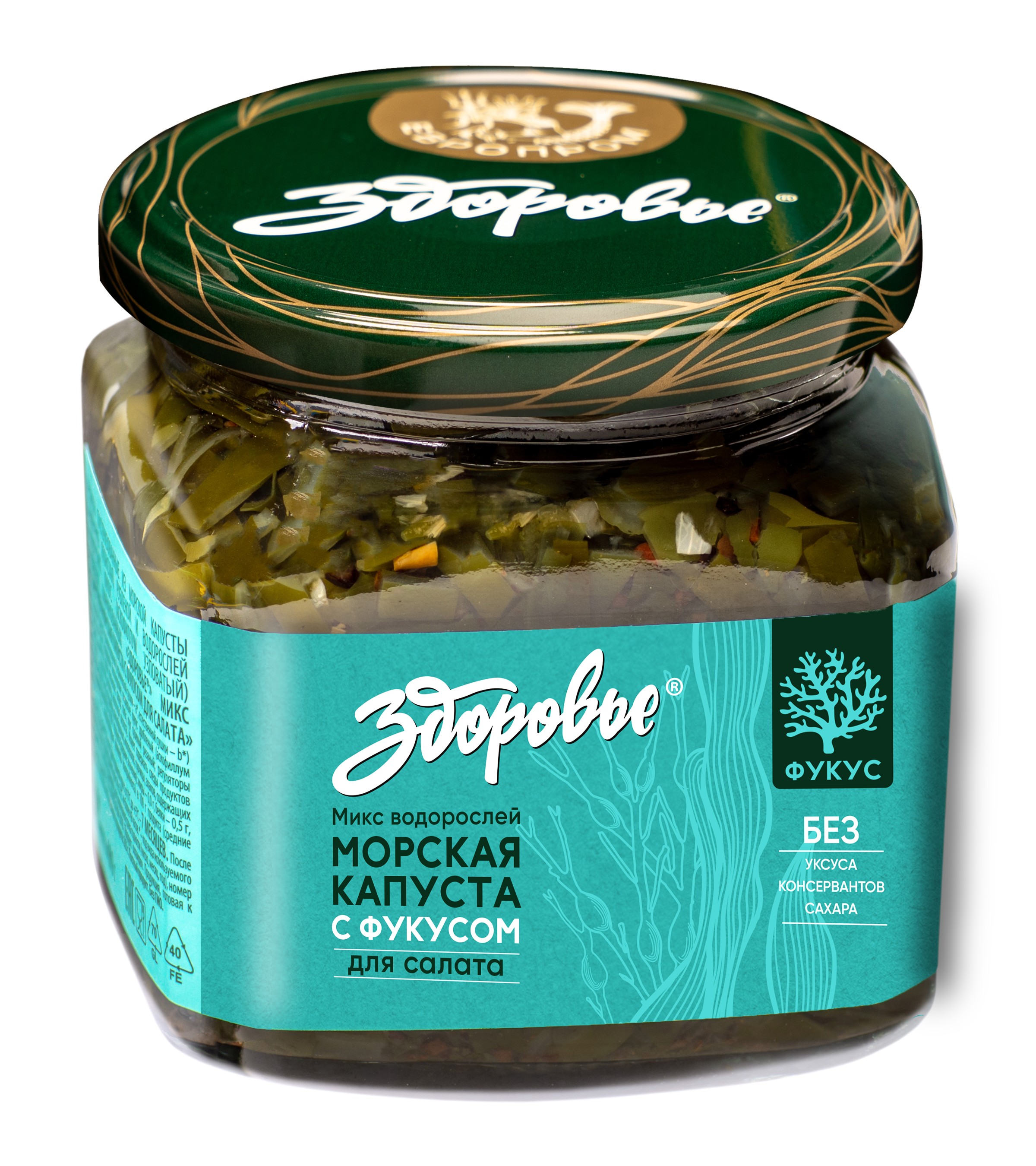Капуста морская 'Здоровье' с фукусом ст/б 400г