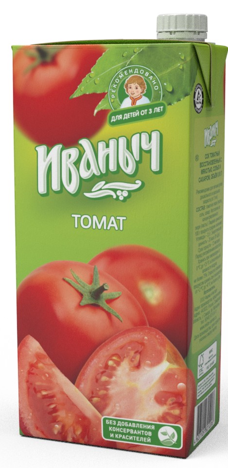 Сок 'Иваныч' томат т/п 0,95л