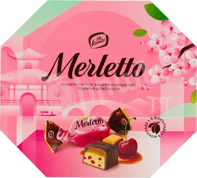 Конфеты 'Мерлетто' вишня 150г
