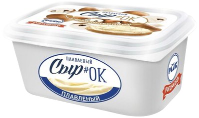 Сыр плав. 'Рогачевъ' с шампиньонами 40% 300г БЗМЖ, Беларусь