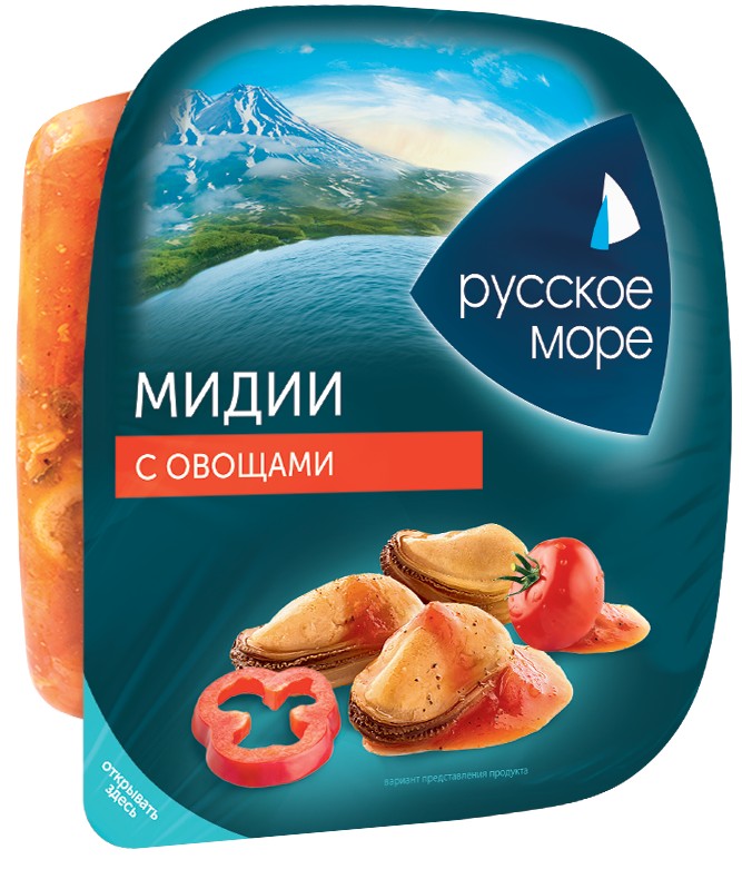 Мидии 'Санта Бремор/Русское море' с овощами 150г, Беларусь