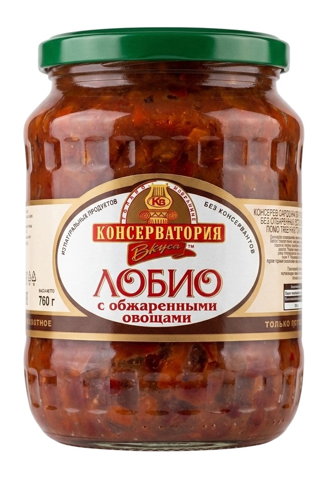 Закуска овощная 'Консерватория вкуса' лобио ст/б 760г