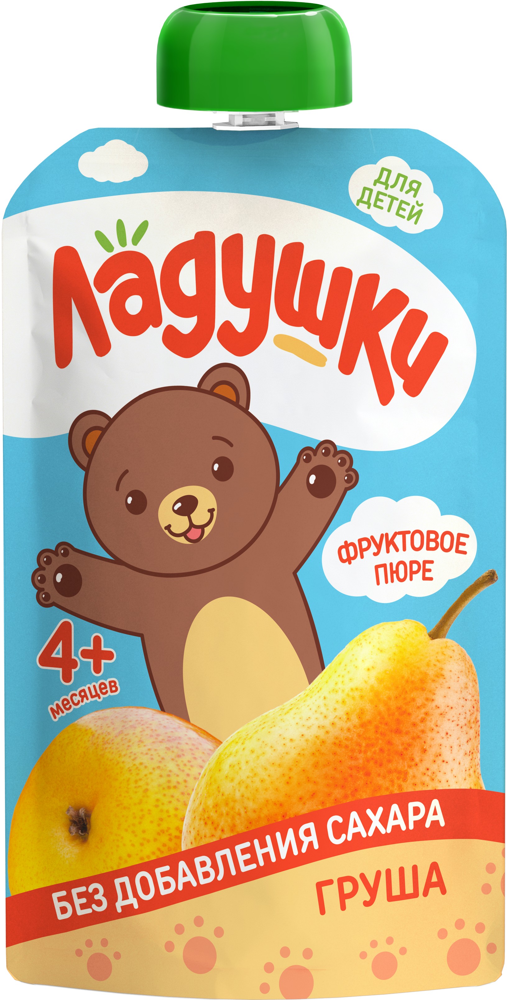 Пюре 'Ладушки' груша д/п 85г 