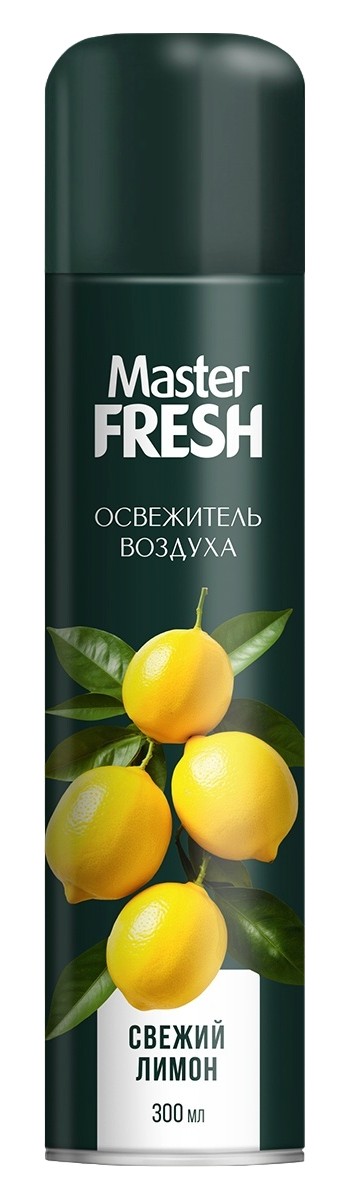 Освежитель возд. 'Мастер Фреш' Свежий лимон 300мл