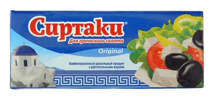 Продукт рассольный 'Сиртаки' Ориджинал комбиниров. для греческого салата 55% 200г