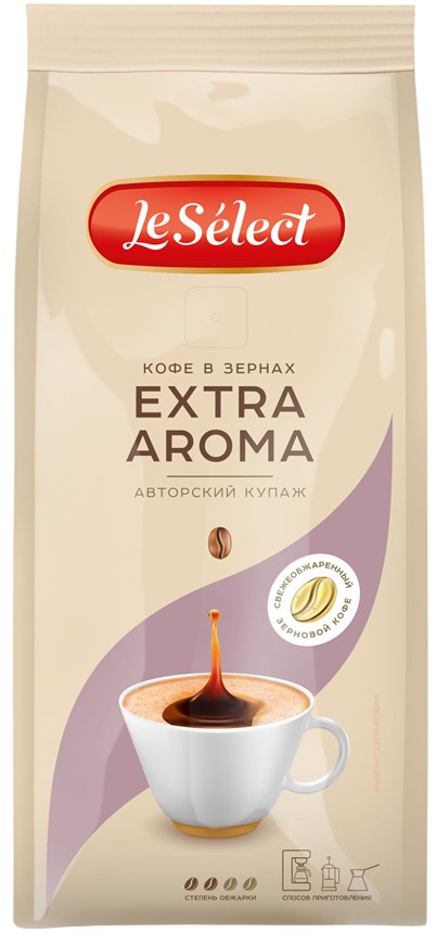 Кофе 'Ля Селект' Экстра Арома жар. зерн. м/у 200г 