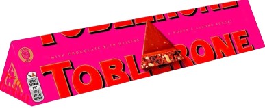Шоколад 'Тоблерон' молоч. изюм/медово-минд. нуга 100г, Швейцария