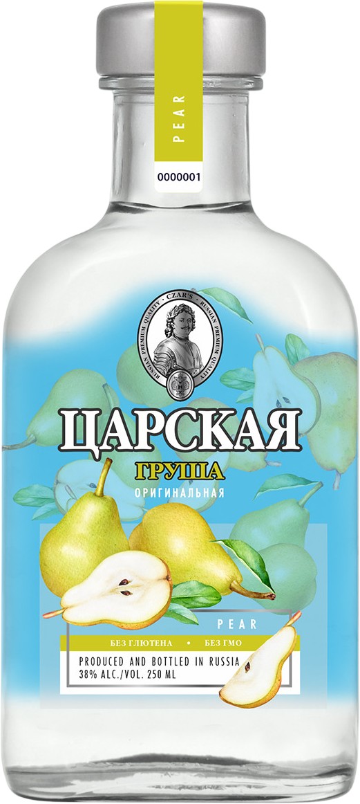 Настойка 'Царская Оригинальная' груша гор. 38% 0,25л, Россия