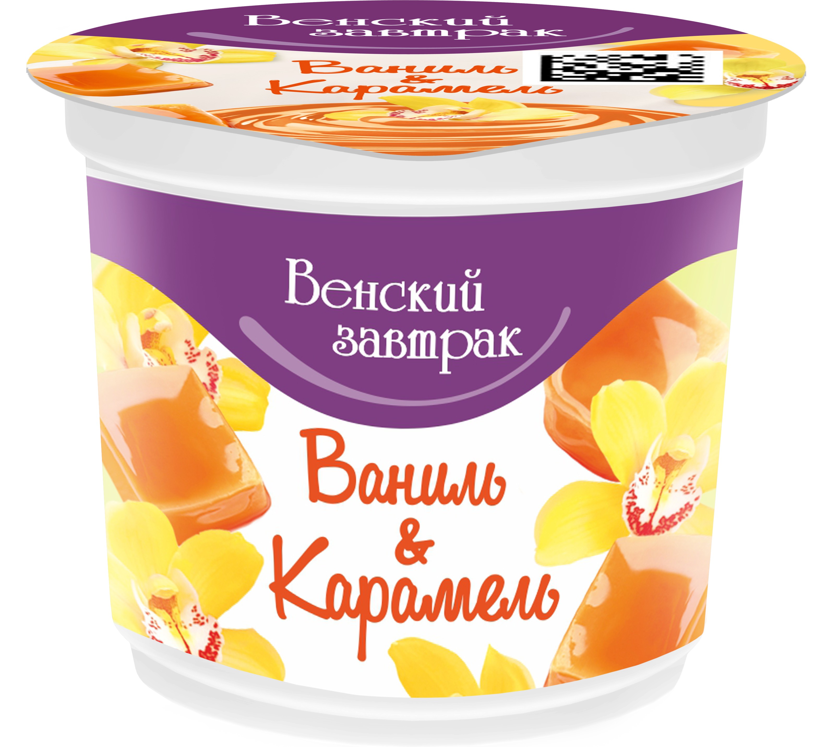 Десерт твор. 'Венский завтрак' ваниль/карамель 4% 150г БЗМЖ, Беларусь