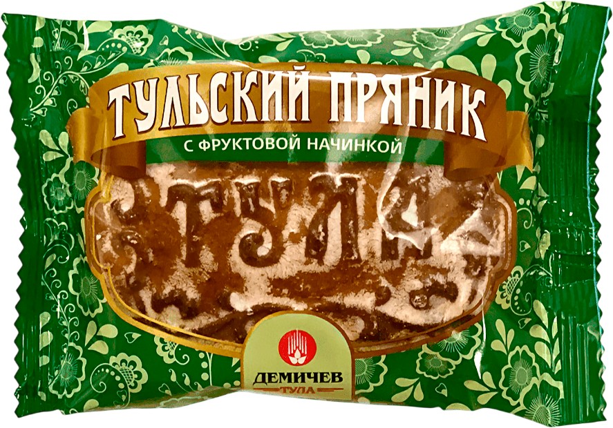 Пряник 'Тульский' с фрукт. нач. 130г, Демичев