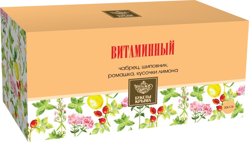 Напиток чайный 'Букеты Крыма' Витаминный 1,5гх20пак 