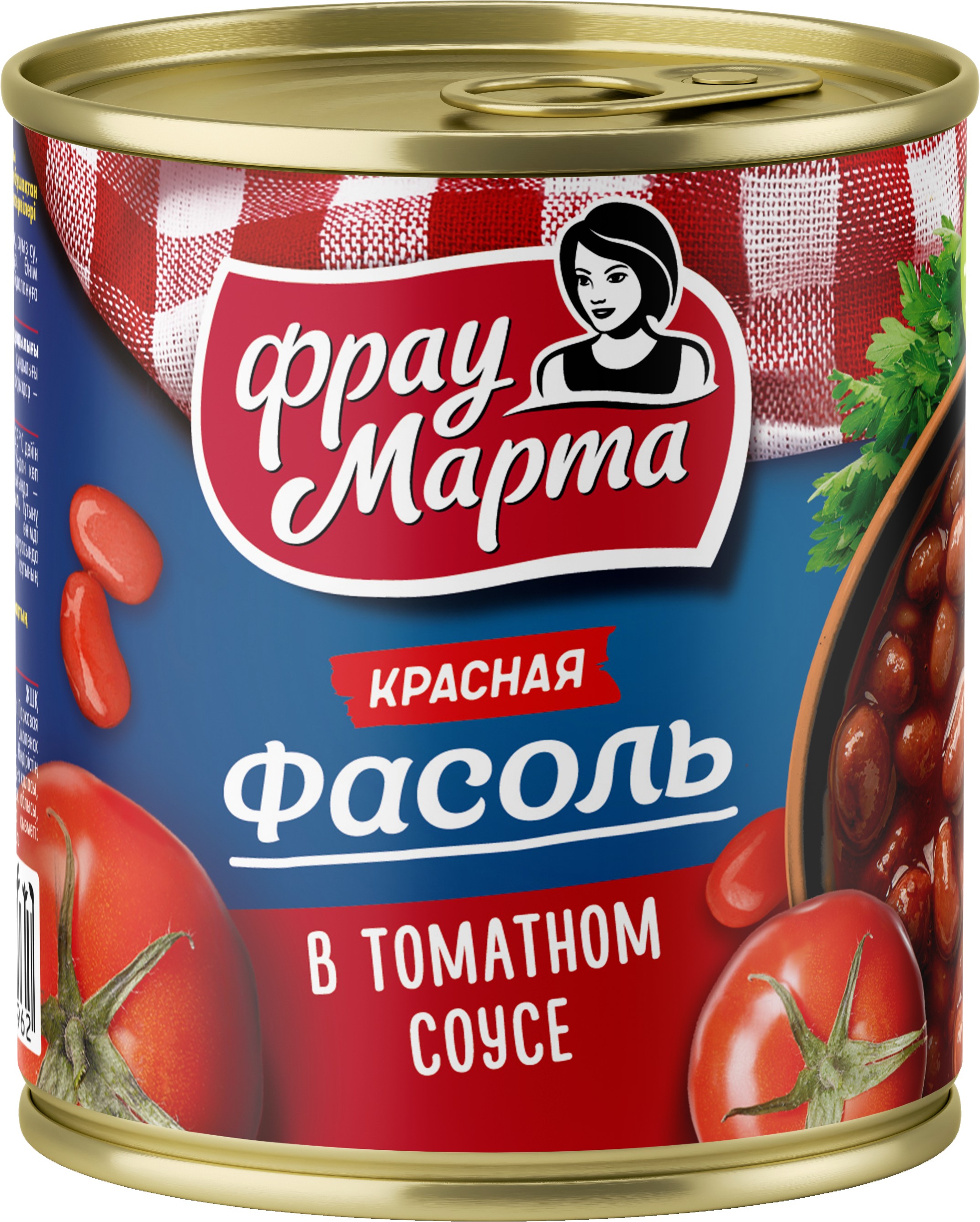 Фасоль красная 'Фрау Марта' в т/с ж/б 310г