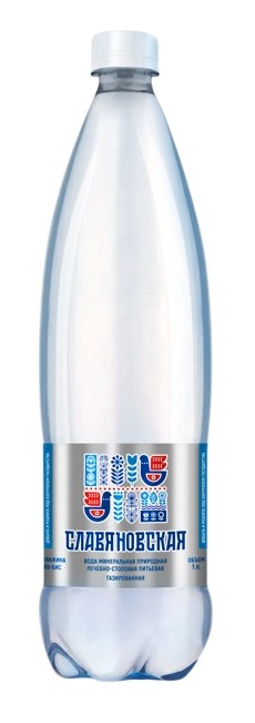 Вода мин. 'Славяновская' газ пэт 1л