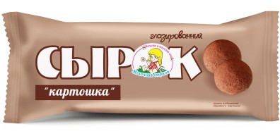 Сырок глаз. 'Молочная страна' Картошка 18% 45г, Беларусь