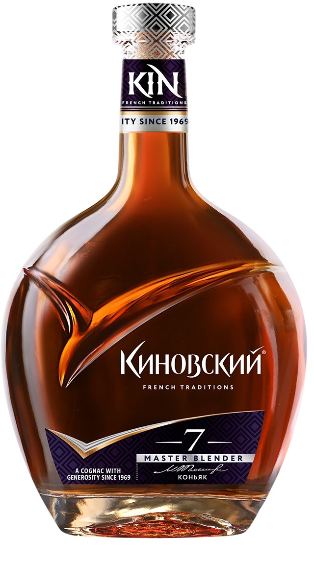 Коньяк 'Киновский' выдерж. семилетний 40% 0,5л, Россия