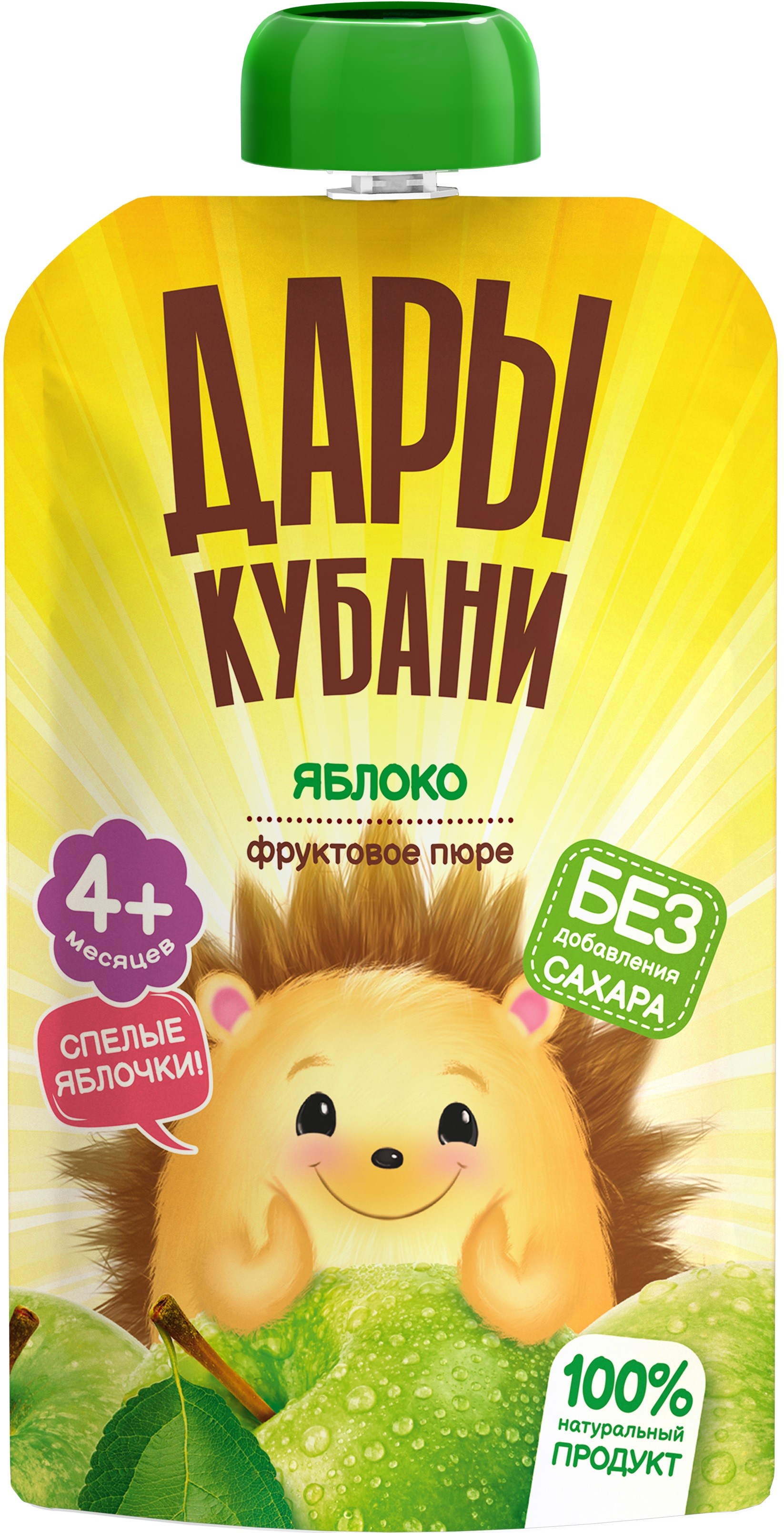 Пюре 'Дары Кубани' яблоко д/п 90г 