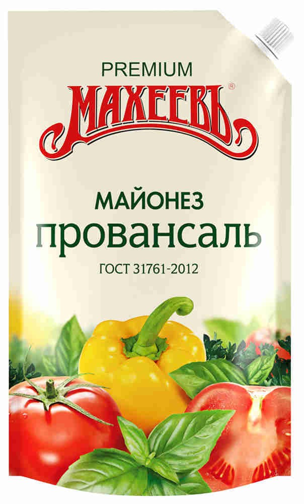 Майонез 'Махеев' провансаль 50,5% д/п 380г